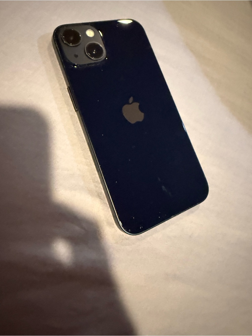 Apple iPhone in Midnight Blue Finish